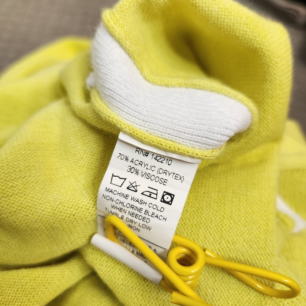 Mersea Yellow 'Hello Sunshine' Catalina Sweater One Size - Picture 8 of 8
